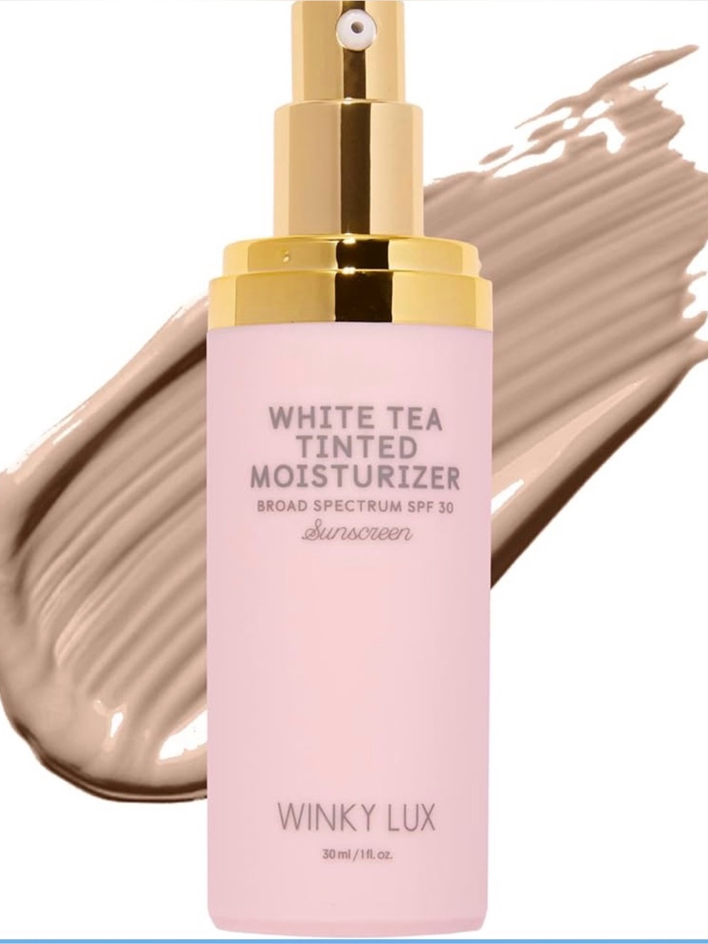 Women’s NEW Winky Lux White Tea Tinted Moisturizer SPF 30 light